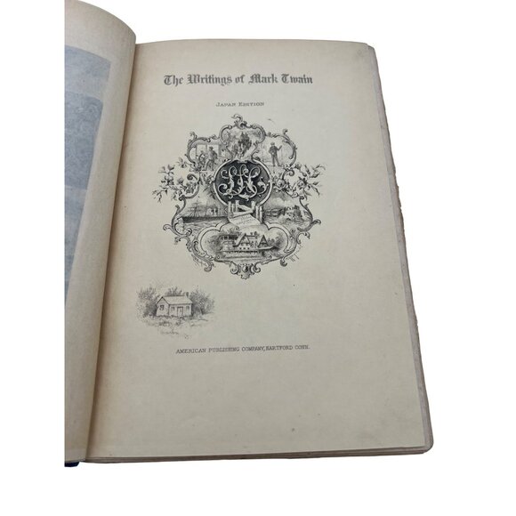 1899 Mark Twain Roughing It Vol II - Japan Edition, Limited to 1000, Watermark - Picture 6 of 10